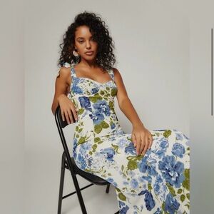 Reformation Nadira dress in Lucca print
